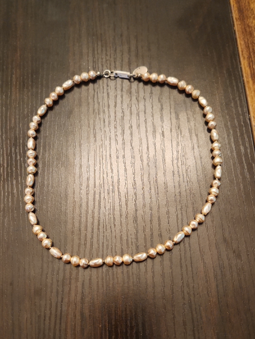 Miriam Haskell Champagne Costume Pearl Choker